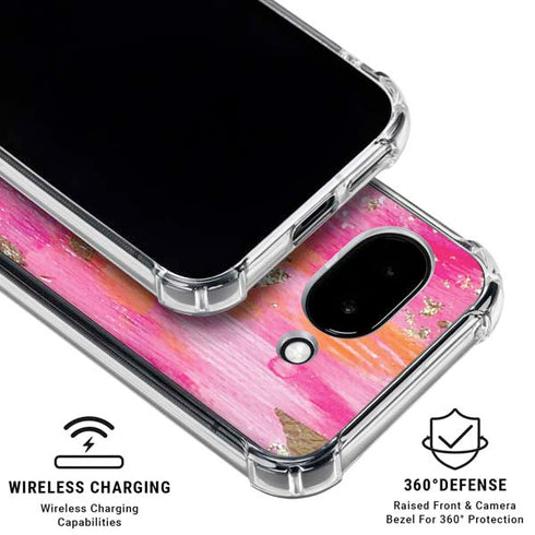 Gold Dust by Etta Vee Google Pixel 9a Clear Case